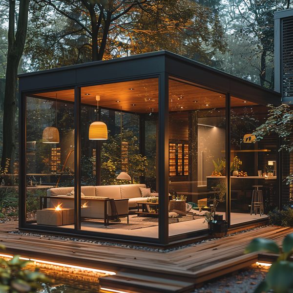 Pergola bioclimatique : comment choisir son éclairage ?