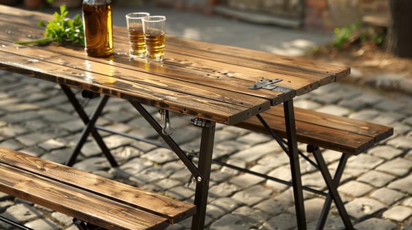 Table et bancs pliants : les critères d'achat à retenir